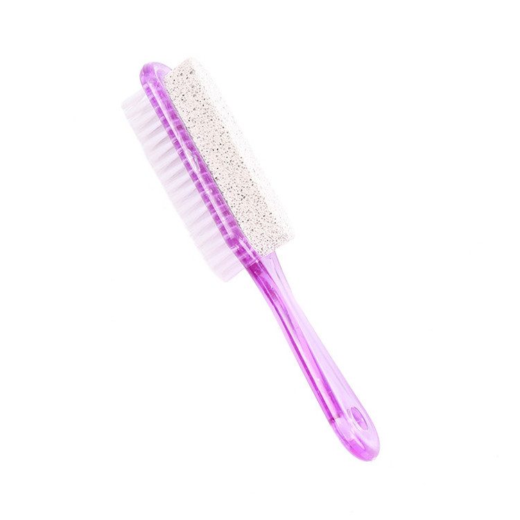 Latest product multifunction callus remover foot file brush with pumice stone