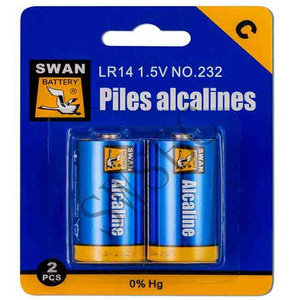 BEST QUALITY W&S BATT BRAND ALKALINE  BATTERY LR14 C size