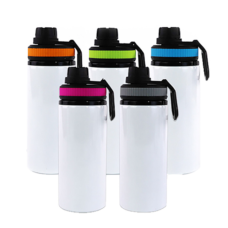 20oz 32Oz 750ml Colorful Cute Cup Sublimation Tumbler Oem Uv Powder Coated Metal Aluminium Stainless Steel Drinking Water Bottle