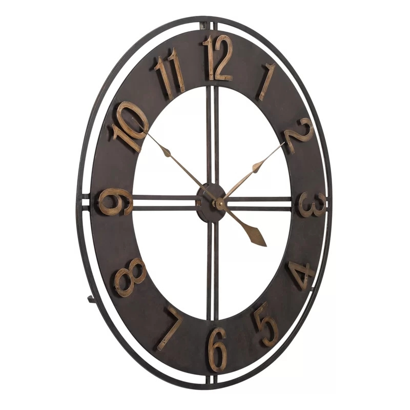 SWT 2022 new metal Large 3D minimalist Decorative wall Clock