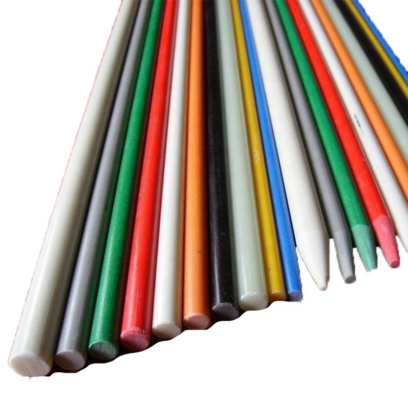 Fiberglass Reinforce Solid Rod 10mm 16mm FRP Pultruded Bar Profile GRP Tent Pole Accessories Glass Fiber Stick for Camping Tent