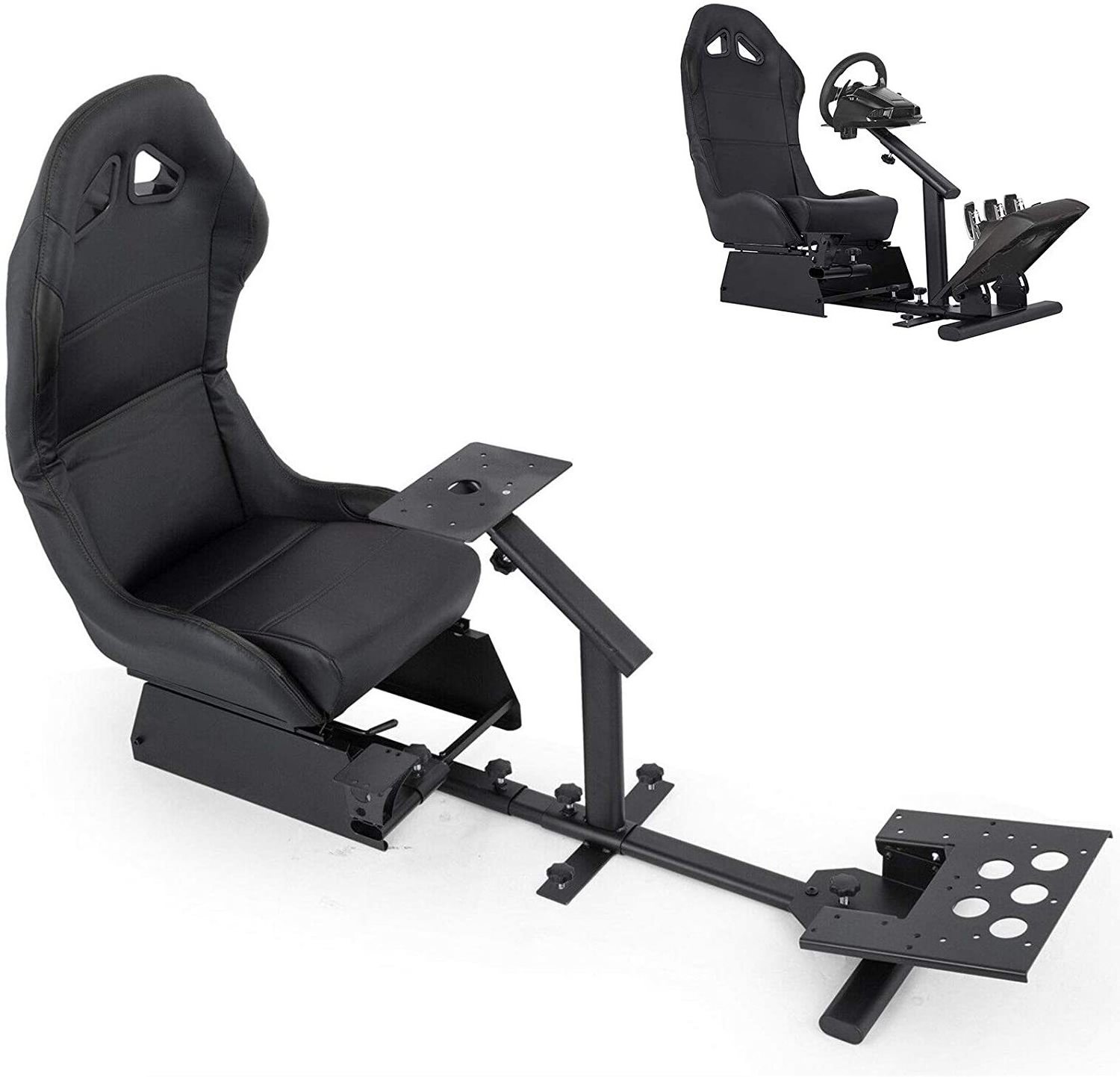 professional vehicle racing simulator car game seat rigs game racing wheel chair for Logitech G920 G29 T150 T300 holder shifter