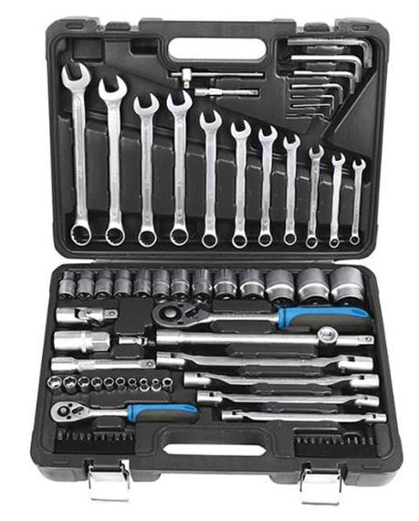 77Pcs Car Repair Tool Kit 1/4