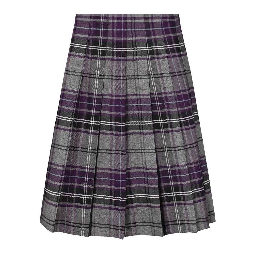 Custom Girls School Uniforms Skirt High Waist Plaid Tartan Pleated Skirt