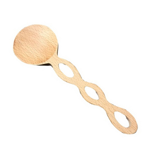 Eco-friendly food grade beech wood spoon fancy spoon customized spoon for sale