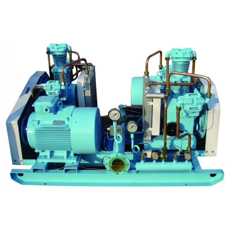 New Stationary Oxygen Gas Booster with High Pressure Piston Type Oil-Free Motor and Pump DC Power PLC Configuration