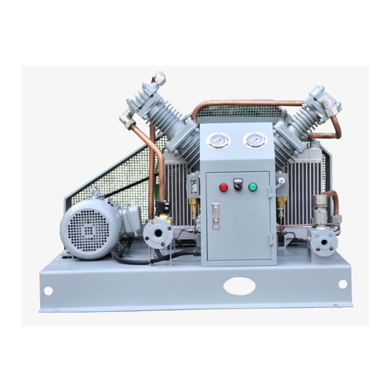 New Stationary Oxygen Gas Booster with High Pressure Piston Type Oil-Free Motor and Pump DC Power PLC Configuration