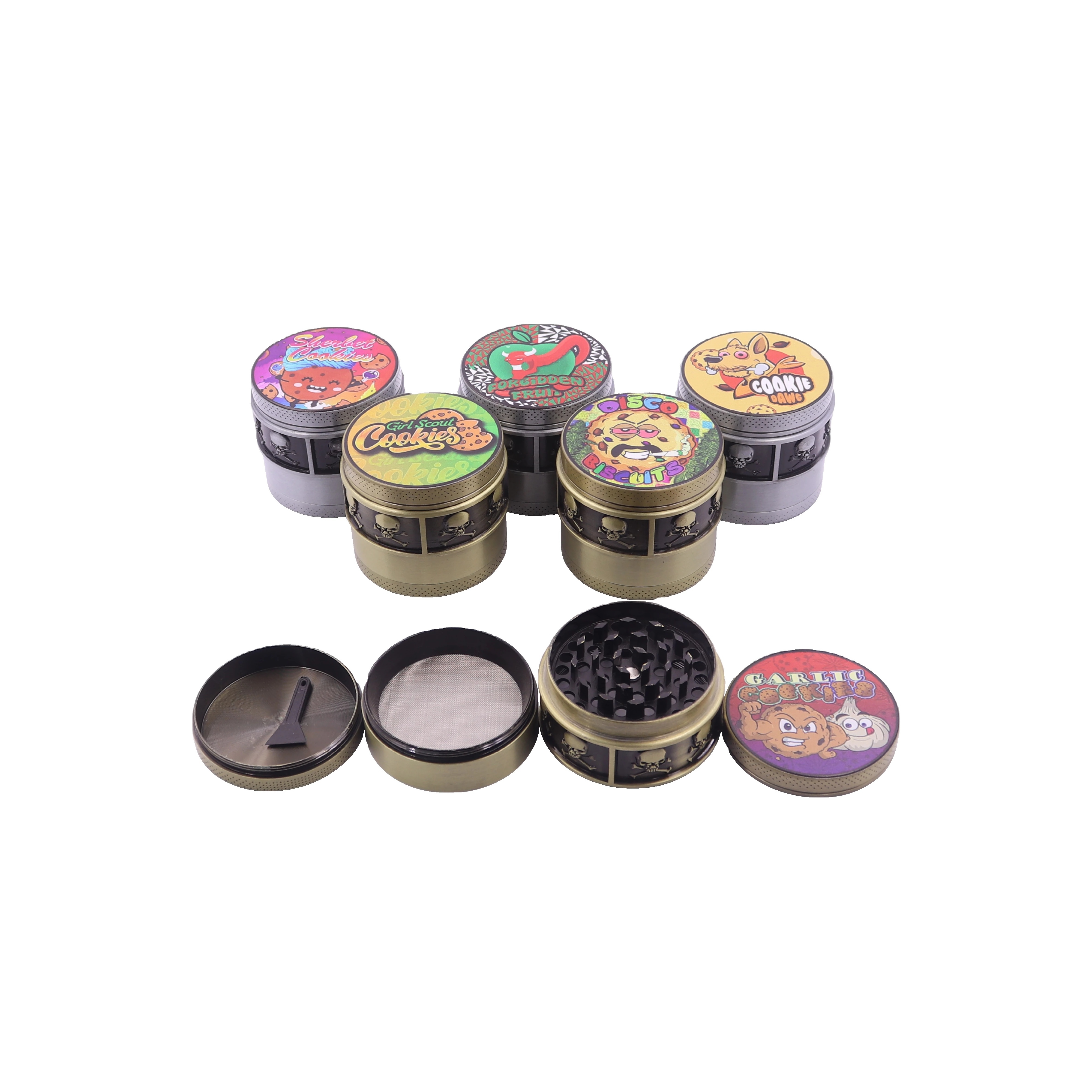 Joli Zinc Alloy 4 Layers 56mm Smoking Accessories Custom Herb Grinders  Smoking Accessories Smoke Shop Metal Grinder