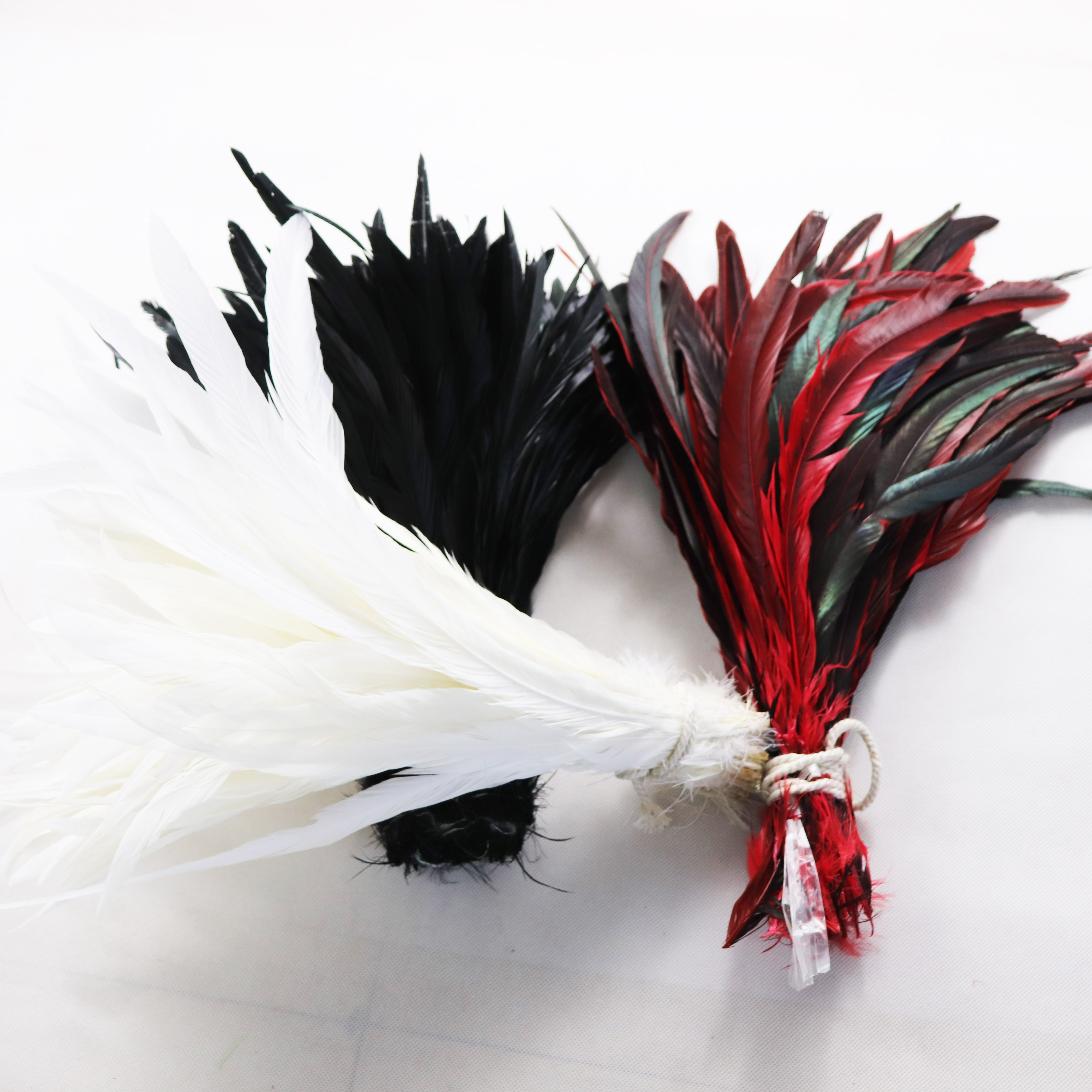 Wholesale Dyed Coque Tails Feather Long Black Feathers Rooster Feathers For Sale