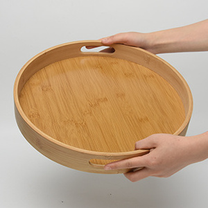 round wooden tray bamboo serving tray bamboo serving tray set