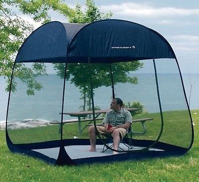 New SportCraft 6 ft Pop Up Screen Room With Floor Canopy Tent Shelter