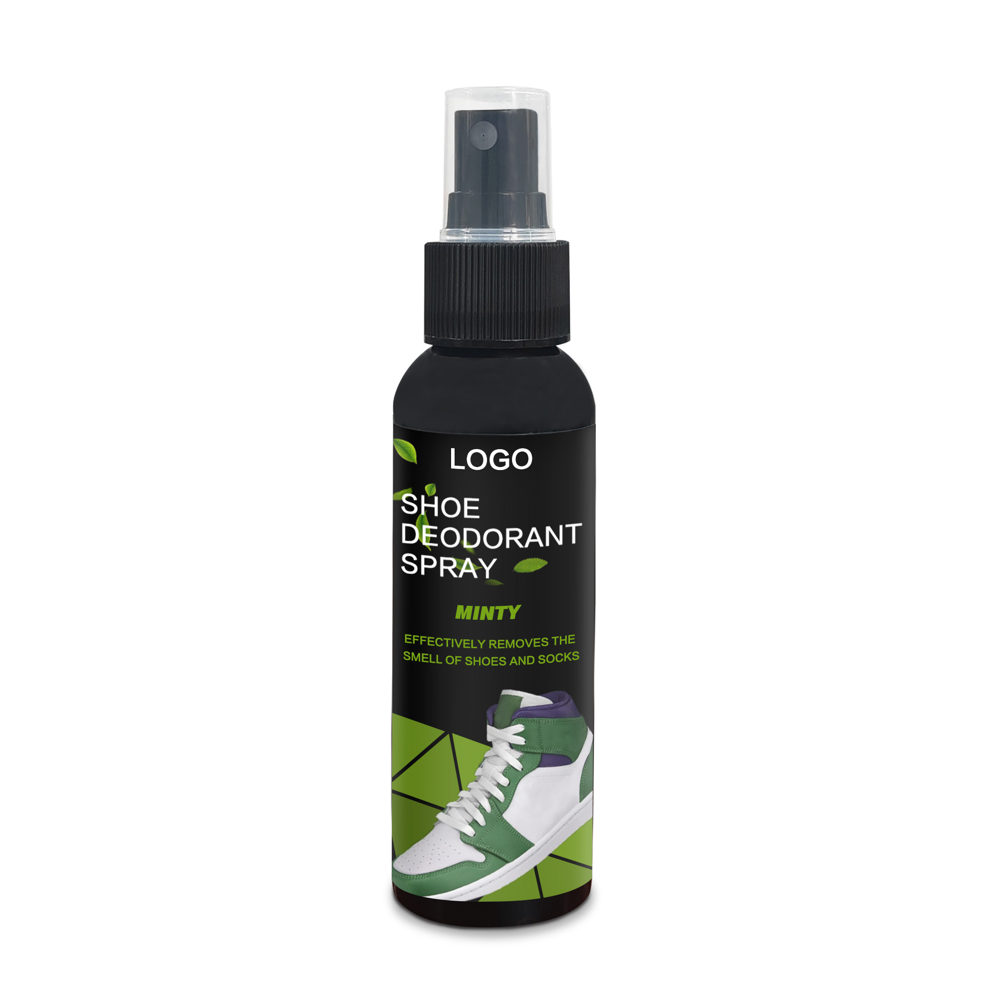 Natural Ingredients Based Shoe Deodorizer Spray Odor Eliminator For All Sneakers