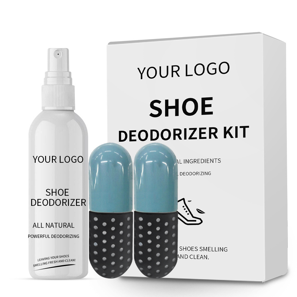 Customized Foot and Sock Deodorizer Shoe Odor Eliminator Spray Kit Sneaker Freshener Deodorizer For All Shoes