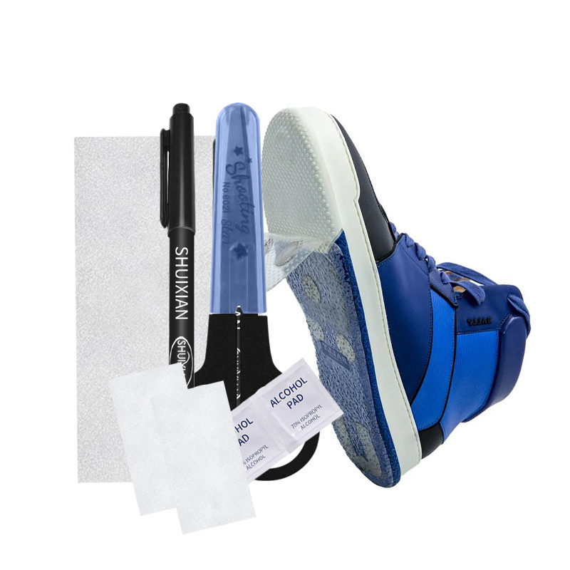 Sneaker Sole Protector Kit For Shoes Sole Flim Kit Sole Sticker Guard With Scissors Pencil And Alcohol pads