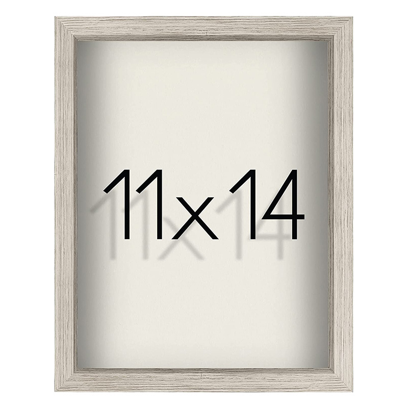 Wholesale Custom Simple Oak Shadow Box With Depth Of 1.5cm Picture Frame For Home Decor