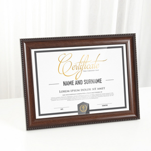 14x20 Ornate Gold Black Design Double Certificate Frame With Two 8.5x11 Inch Certificates And Diplomas