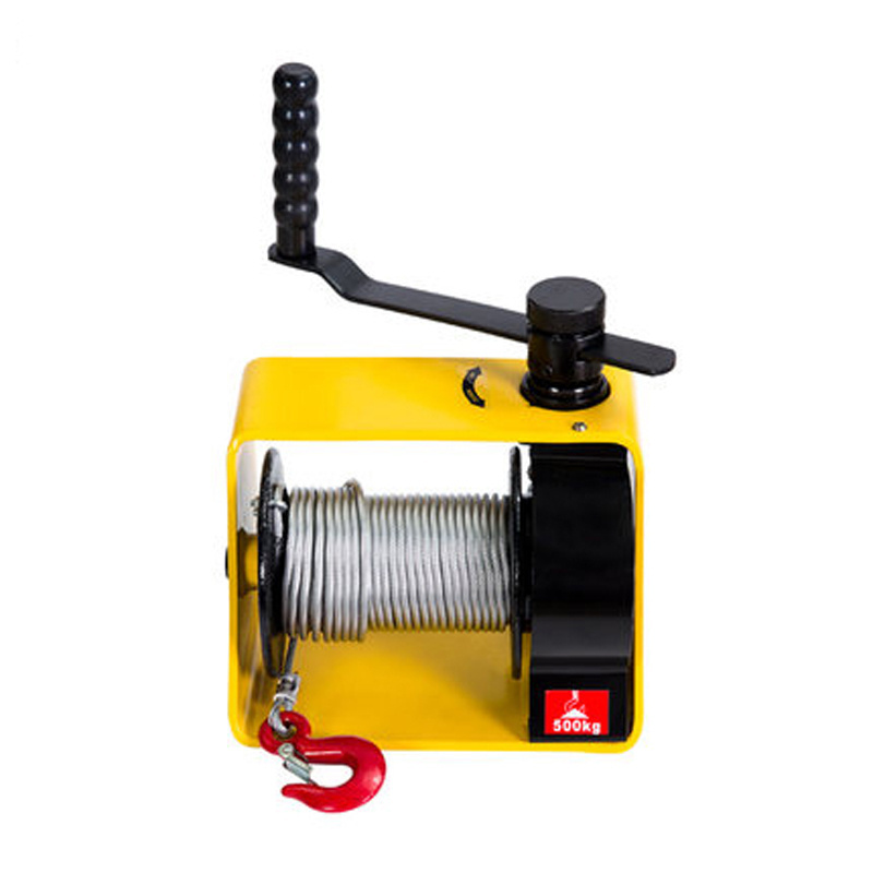 heavy duty self locking automatic gear worm hand winch