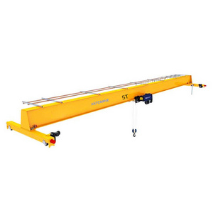 wireless remote control Industrial LDA  type single girders overhead  bridge crane 5ton 10ton