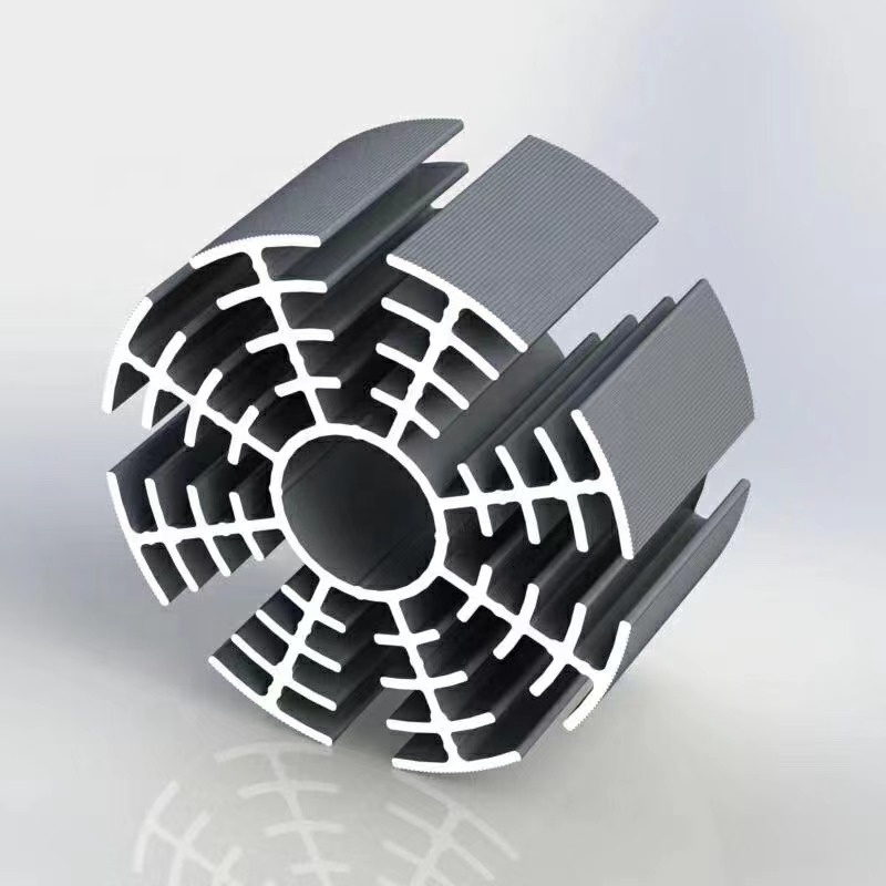 Customized Anodized Deep Processing Aluminium Extrusions Profile