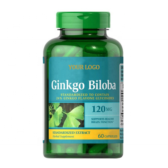 OEM hot selling products herbal supplements ginkgo biloba extract capsules