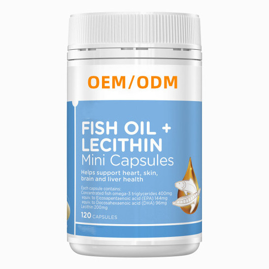 HALAL Factory Wholesale Private Labels High Quality Omega 3 Fish Oil 1000mg/ EPA+DHA  Soft Capsules