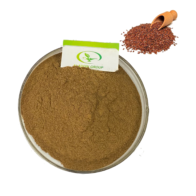 HALAL factory supply wholesale flax seed extract powder  oil flax lignans