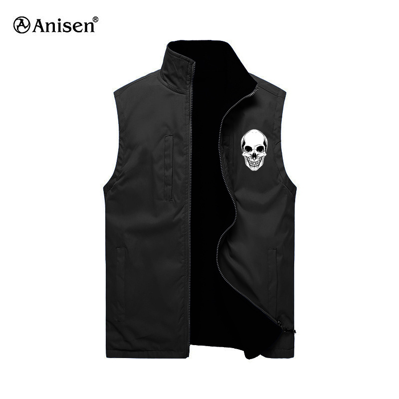 Low Moq custom men softshell vest waterproof vest, outdoor cooling fleece lining work Utility vest for men