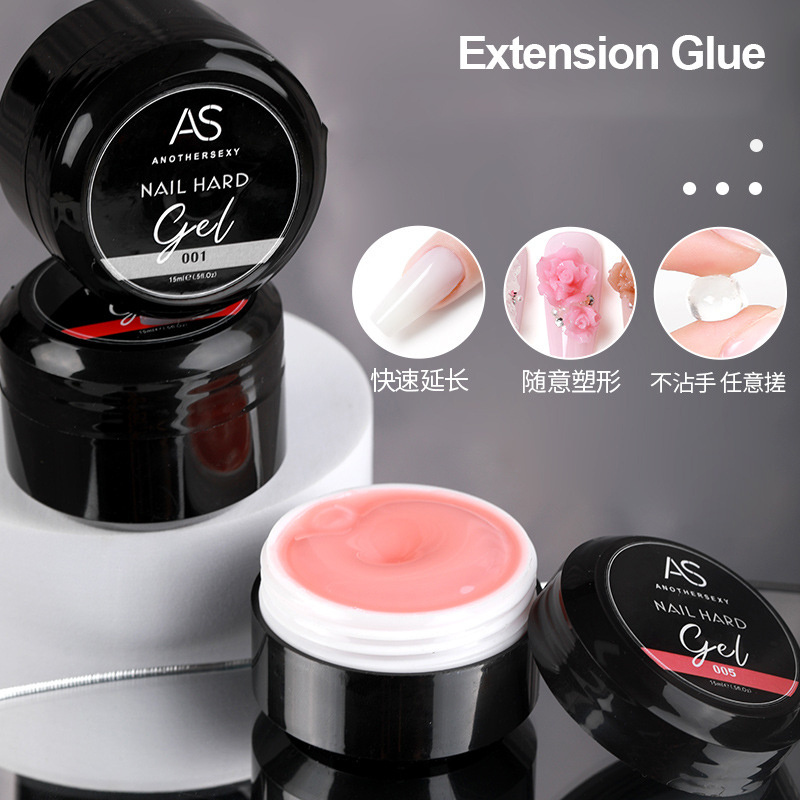 New Arrival 20g Soft gel Nail Tips Glue Nail Extension Tips Gel Solid Nail Tip Glue Gel