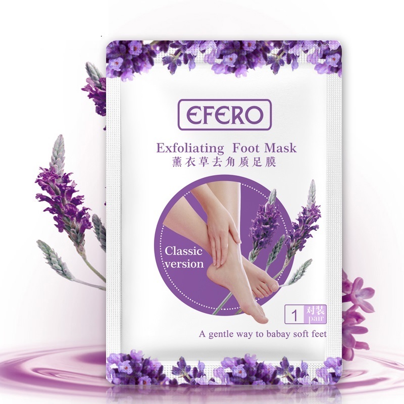 oem/odm efero exfoliating foot mask masker pedicure moisturizes foot mask  exfoliation scrub repair foot peel mask