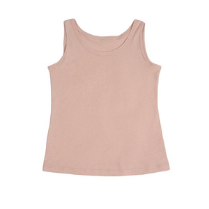 Wholesale Hemp Sports Tank Top Custom Fitness Vest 55%hemp 45%organic cotton women's Pink Tank Top