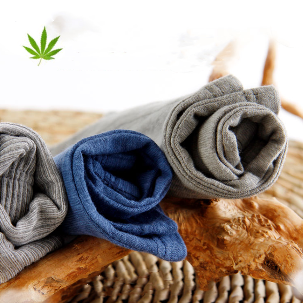 Custom Natural Fiber 55% hemp 45% organic cotton Bacteriostatic and Hygroscopic Men`s Underwear Boxers