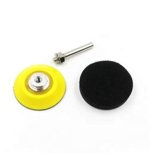 2 Inch  Sanding Pad for Discs with 1/4 Inches Shank Drill Attachment and Soft Foam Layer Buffering Pad