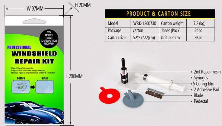 Car windscreen Crack repair tool windshield recovery kit