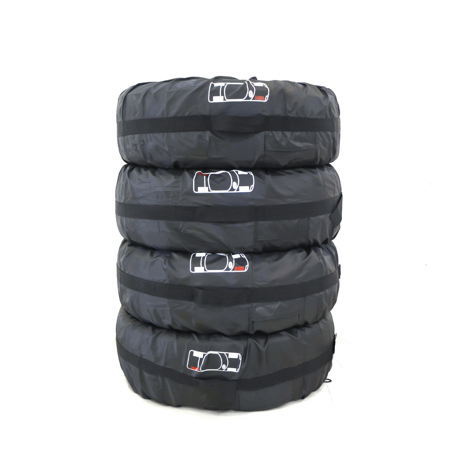 4Pcs Car tire cover dustproof waterproof tyre bag wholesale customized Nylon car tire covers