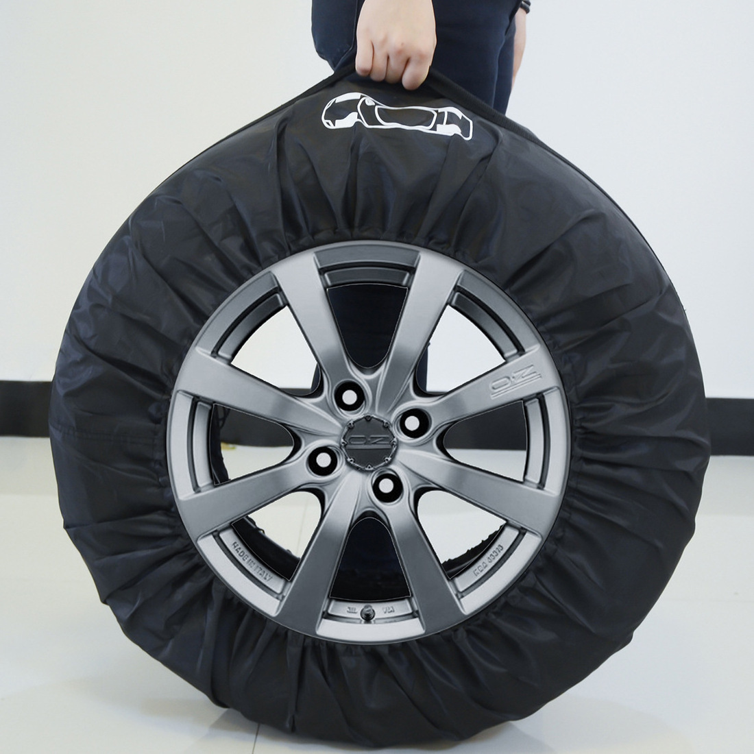 4Pcs Car tire cover dustproof waterproof tyre bag wholesale customized Nylon car tire covers