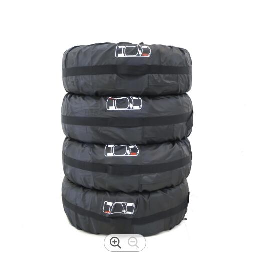 4 Pcs Car Spare Tire Storage Protection Bag /Wheel Tyre Carry Tote Cover