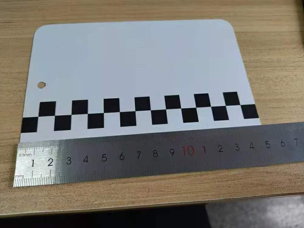 Auto Metal Spray Out Cards Automotive Refinish Checkered Metal Test Panel Matching Metal Spray Out Cards