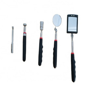 5-piece Set Of Auto Repair Tools Retractable Electromagnetic Tool Inspection Kit Round Mirror Stainless