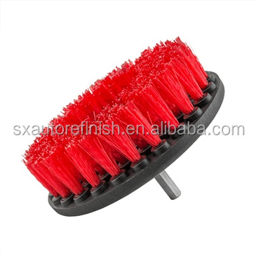 Car Detailing Cleaning Brush Carpet Drill Head Brush Electric Power Scrubber Set Auto Detailing Brush With Drill Kit