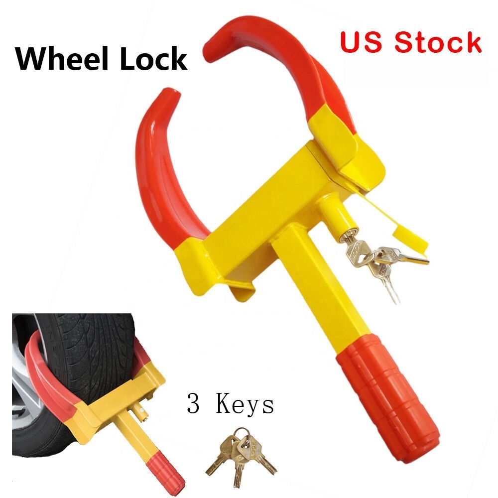 Wheel Lock Clamp Boot Tire Claw Trailer Auto Car Truck Anti-Theft Towing