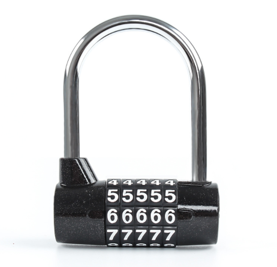 Longer 5-digit word combination padlock cabinet lock gym student toolbox zinc alloy lock body security password lock