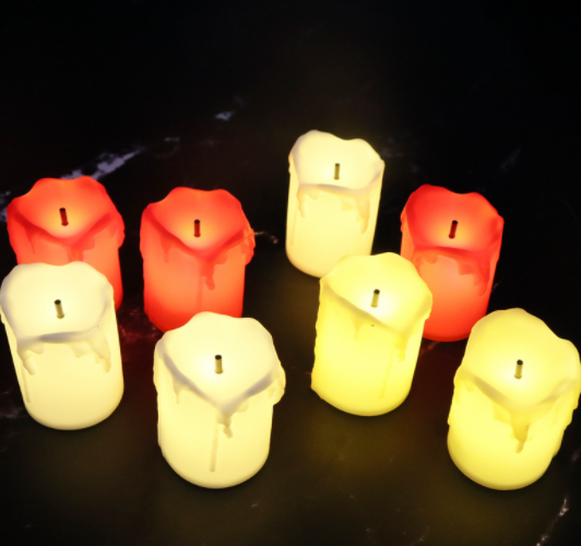 hot selling flameless electric pillar led tea candle /candels