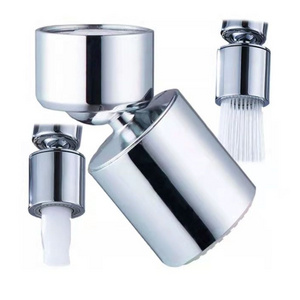 Universal Splash Filter Faucet 720 degree Rotatable Faucet Sprayer Head with 4-Layer Net Filter