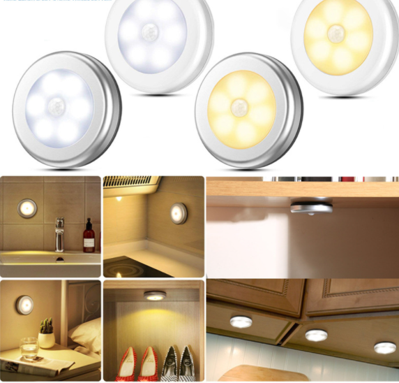 Dropshipping/wholesale smart home wardrobe closet body sensor LED night light automatic human body motion sensor sensor light