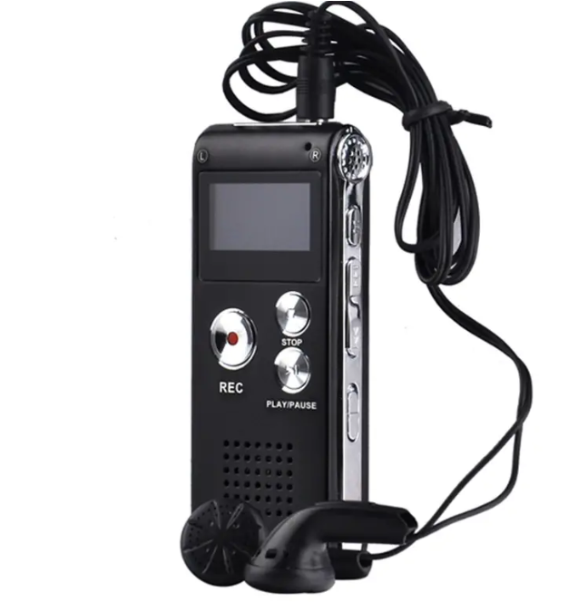 Wholesale High Quality Rechargeable Steel Digital Sound Voice Recorder MP3 Player USB Storage Recorder