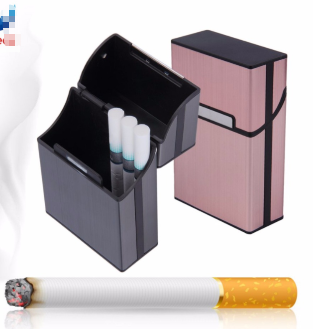 Cigarette Hard Box Holder Tobacco Storage Case A Pack 20pcs Gift Metal Aluminum Cigarette Case