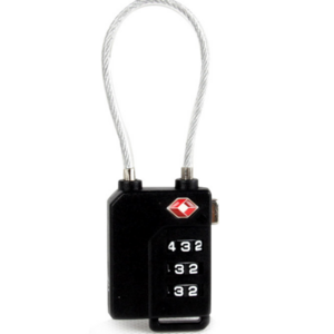 Plastic security resettable 3 Digit Dial Combination Travel Luggage Lock