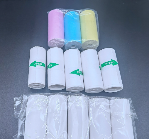 Self adhesive printing paper Thermal sensitive Mini printer special printing paper 57*25mm thermal paper label roll