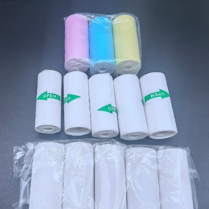 Self adhesive printing paper Thermal sensitive Mini printer special printing paper 57*25mm thermal paper label roll