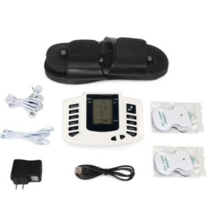 2 in 1 Digital Therapy Tens Foot Massager Portable Reflexology Electric Stimulation Foot Massager